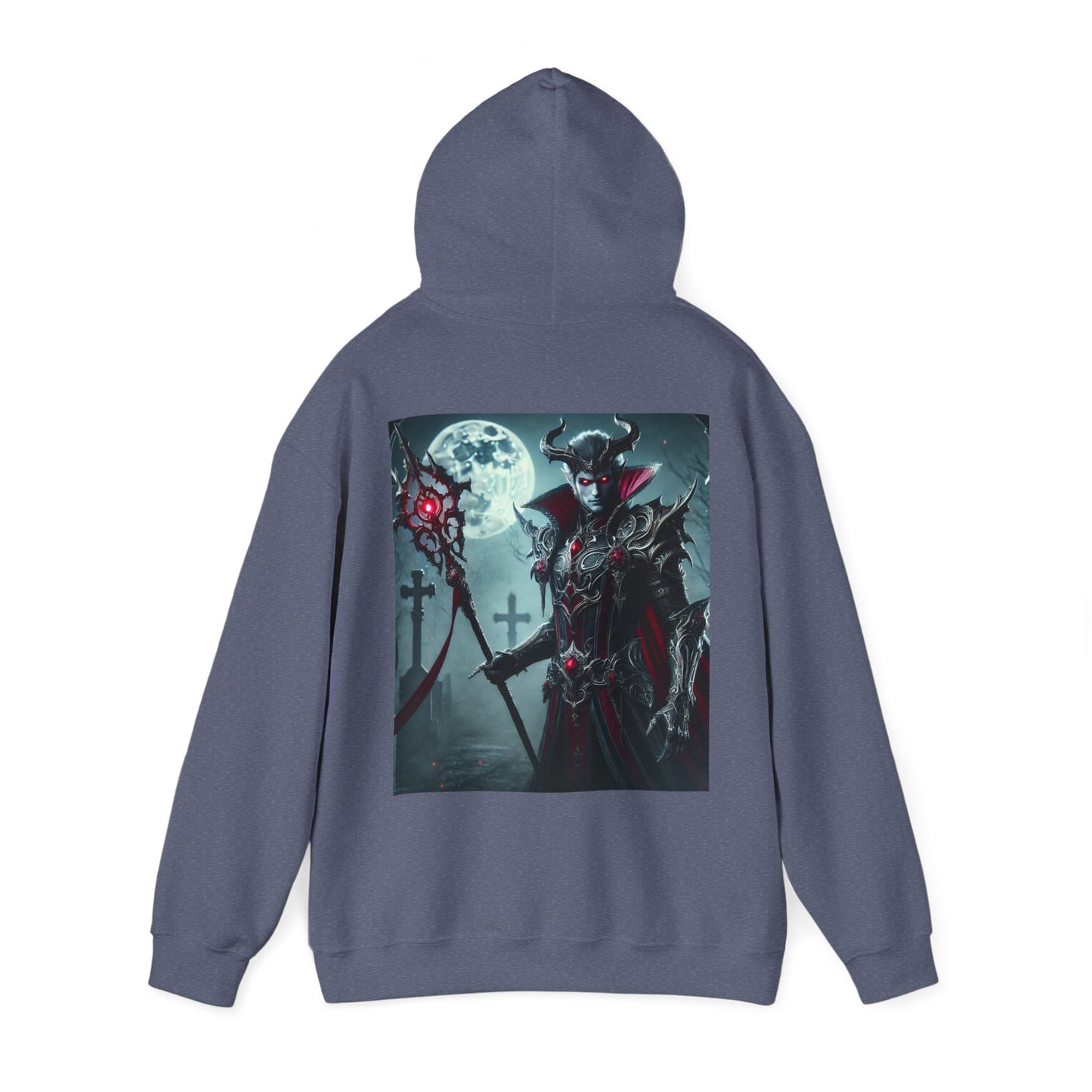 Fantasy Unisex Hooded Sweatshirt - Dark Sorcerer Design