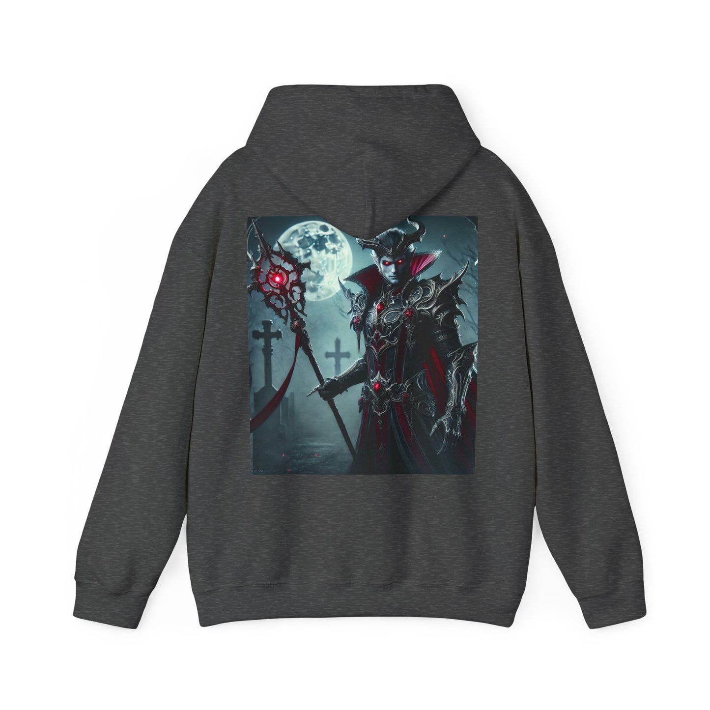 Fantasy Unisex Hooded Sweatshirt - Dark Sorcerer Design