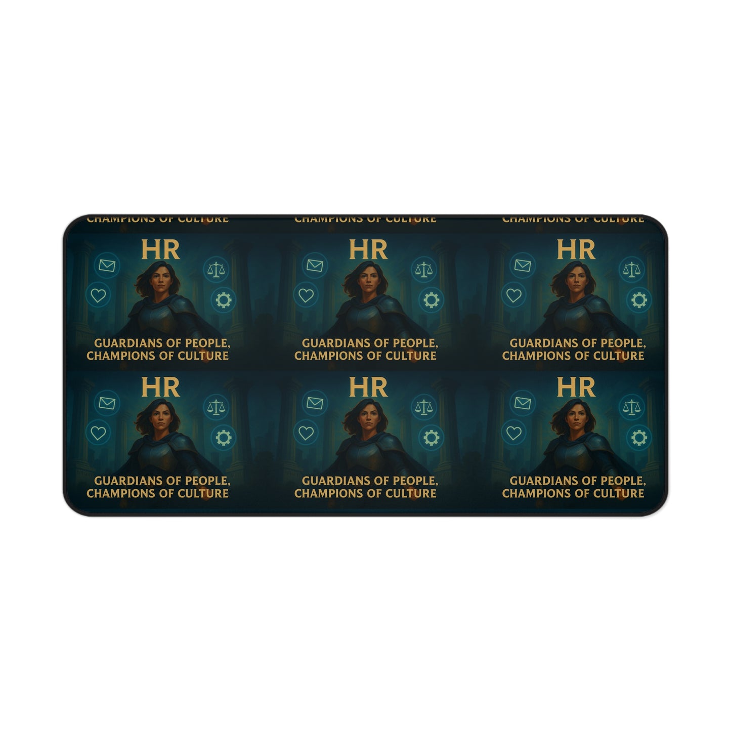 Empowering Desk Mat - Guardians of People, Champions of Culture | Office Gift, Home Office Decor, Motivational Mat, HR,