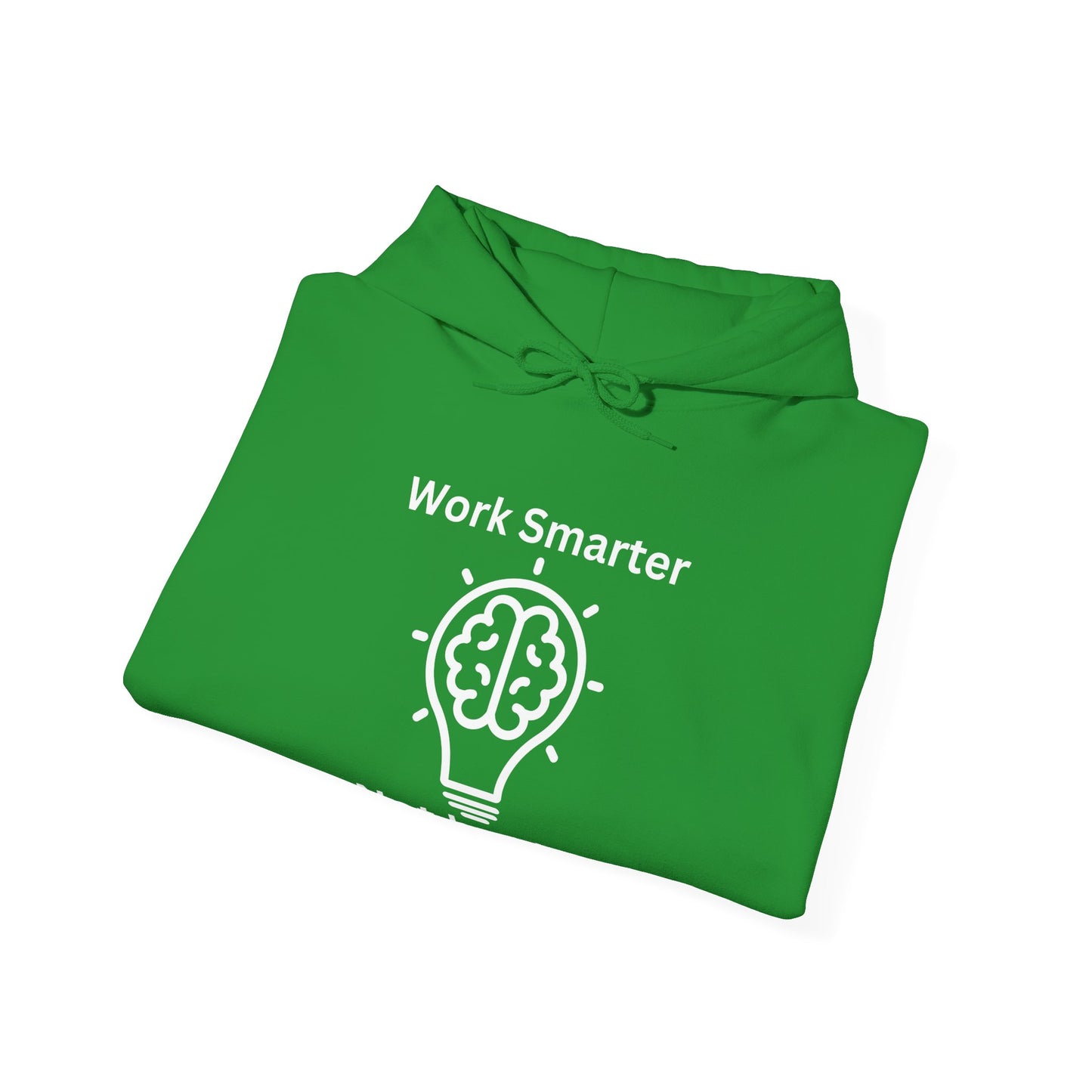 Work Smarter Unisex Hoodie - Motivational Heavy Blend Sweatshirt