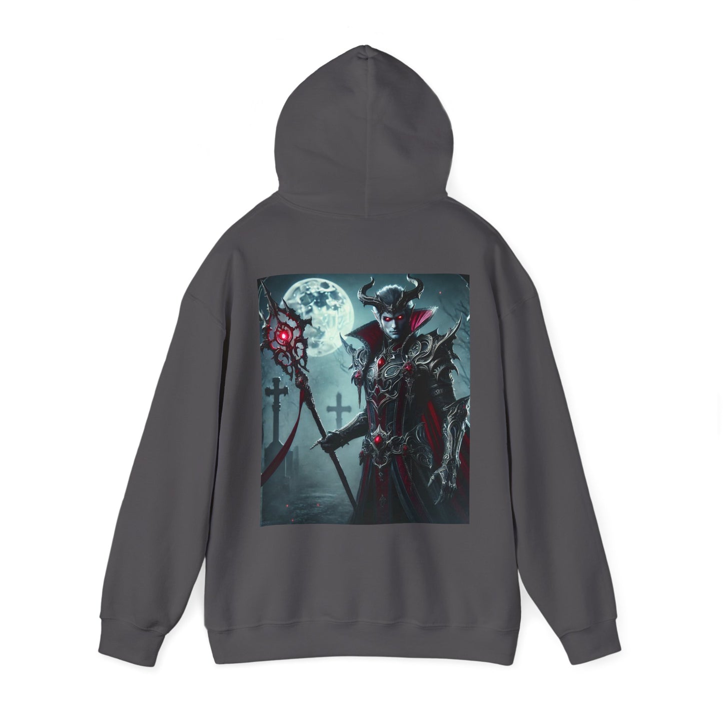 Fantasy Unisex Hooded Sweatshirt - Dark Sorcerer Design