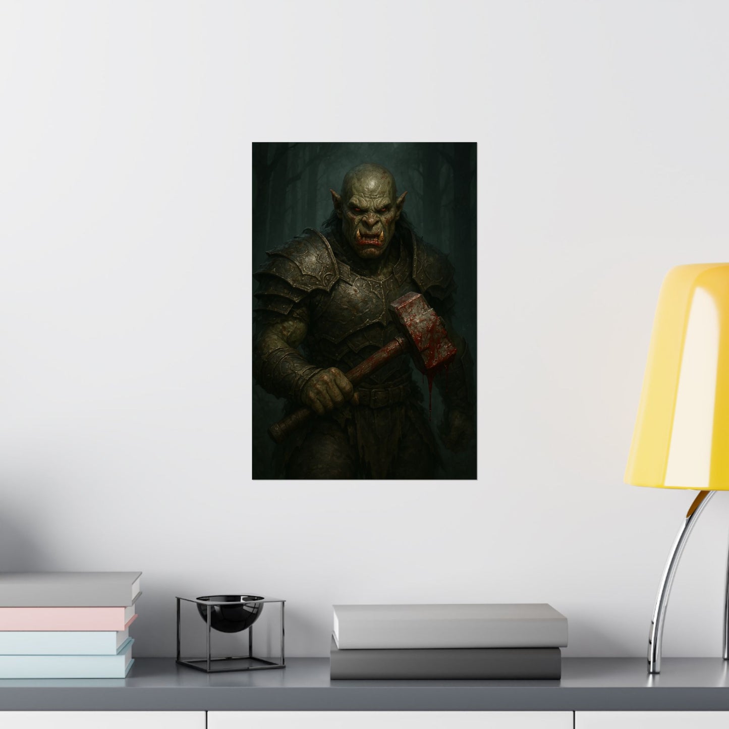 “Wrath of the Ironhammer” – Matte Vertical Fantasy Poster