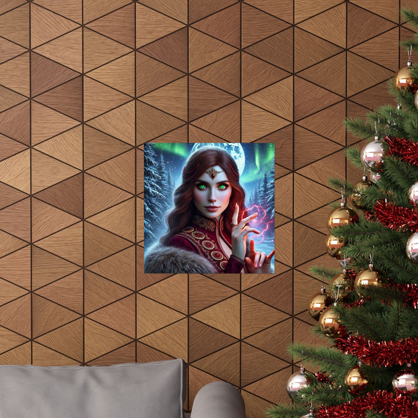 Vertical Poster - Fantasy Sorceress Wall Art for Fantasy Lovers & Gamers