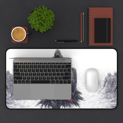 Knight's Adventure Desk Mat - Gaming & Office Decor