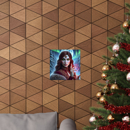 Vertical Poster - Fantasy Sorceress Wall Art for Fantasy Lovers & Gamers