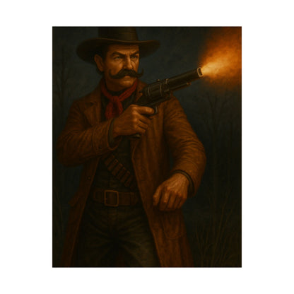 The Gunslinger’s Stand – Matte Vertical Poster