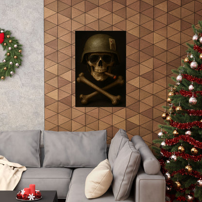 Ace – Tactical Skull Matte Poster