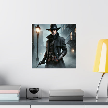 Gunslinger Matte Poster – Gritty Western-Inspired Wall Art for Gamers & Storytellers