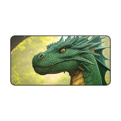 Fantasy Dragon Desk Mat - Gaming Office Decor, Unique Gift for Creatives, Home Office Accessories, Perfect for Student or Gamer, Table