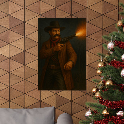The Gunslinger’s Stand – Matte Vertical Poster
