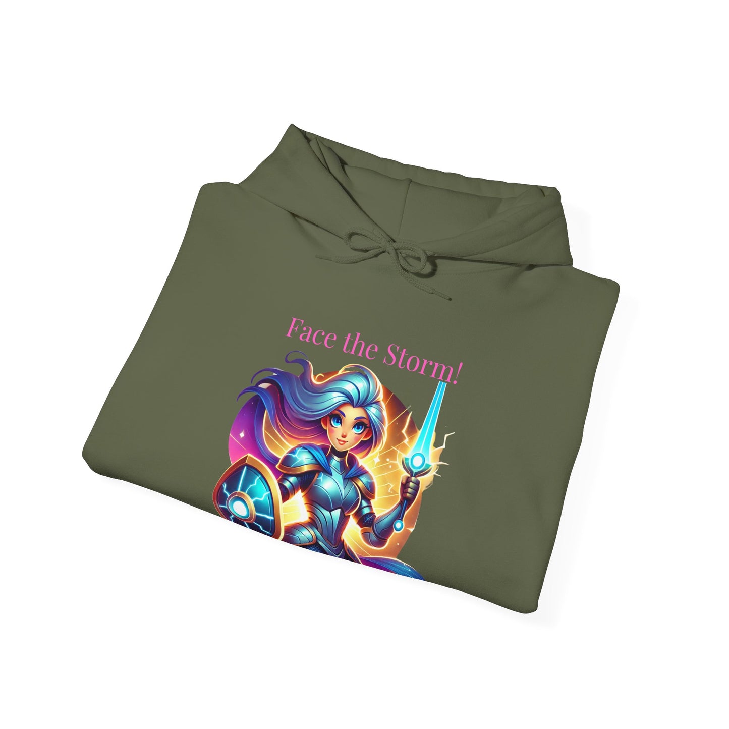 Hooded Sweatshirt - Face the Storm
