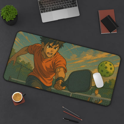 Sporty Desk Mat Featuring Energetic Athlete | Perfect for Gamers, Students, Office Decor, Gift for Sports Lovers, Home Office