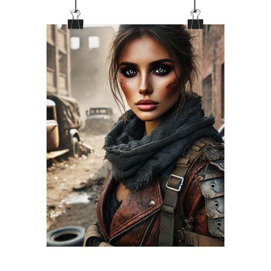 Bring the Wasteland to Your Walls – Matte Vertical Poster by Arctic Threadworks