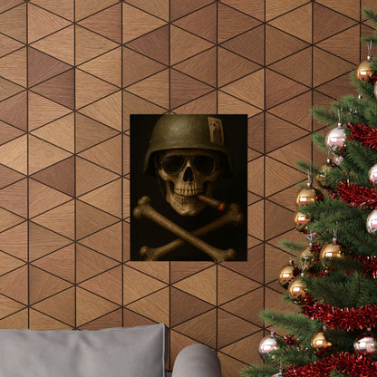 Ace – Tactical Skull Matte Poster