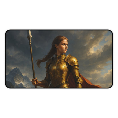 Fantasy Warrior Desk Mat - Gaming & Office Decor