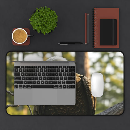 Desk Mat - Eagle Nature-Inspired Workspace Decor for Wildlife Lovers