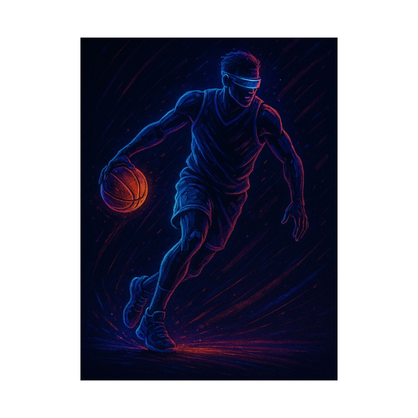 Basketball Gamer Poster – The Court Reimagined