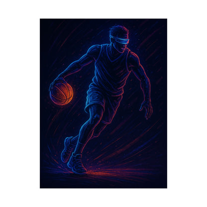 Basketball Gamer Poster – The Court Reimagined