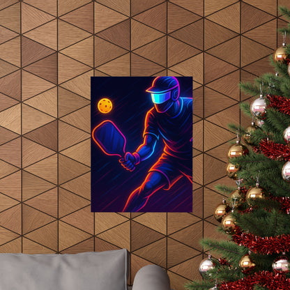 Pickleball Gamer Poster – Glow Mode: Activated