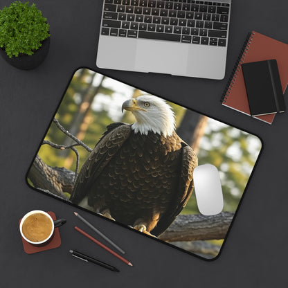 Desk Mat - Eagle Nature-Inspired Workspace Decor for Wildlife Lovers