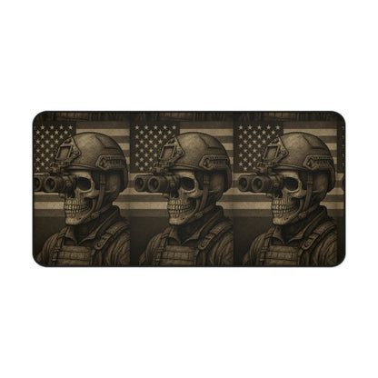 Silent Sentinel – Tactical Skull Desk Mat