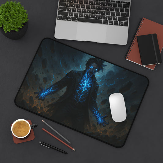 Electric Power Desk Mat - Perfect for Gamers, Office Decor, or a Unique Gift, Computer Mouse Pad, Home Office Accessory, Game Room Decor,