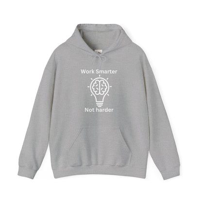Work Smarter Unisex Hoodie - Motivational Heavy Blend Sweatshirt
