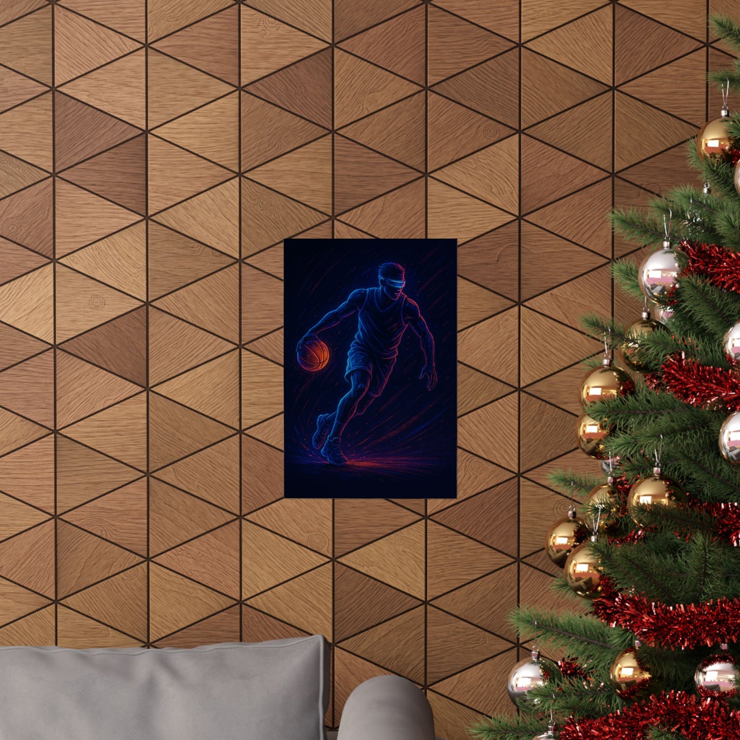 Basketball Gamer Poster – The Court Reimagined