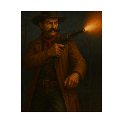 The Gunslinger’s Stand – Matte Vertical Poster