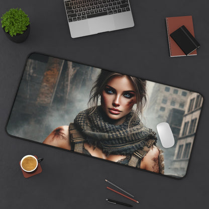 Warrior Woman Desk Mat