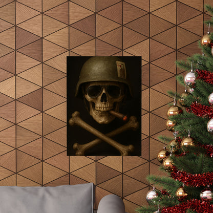 Ace – Tactical Skull Matte Poster