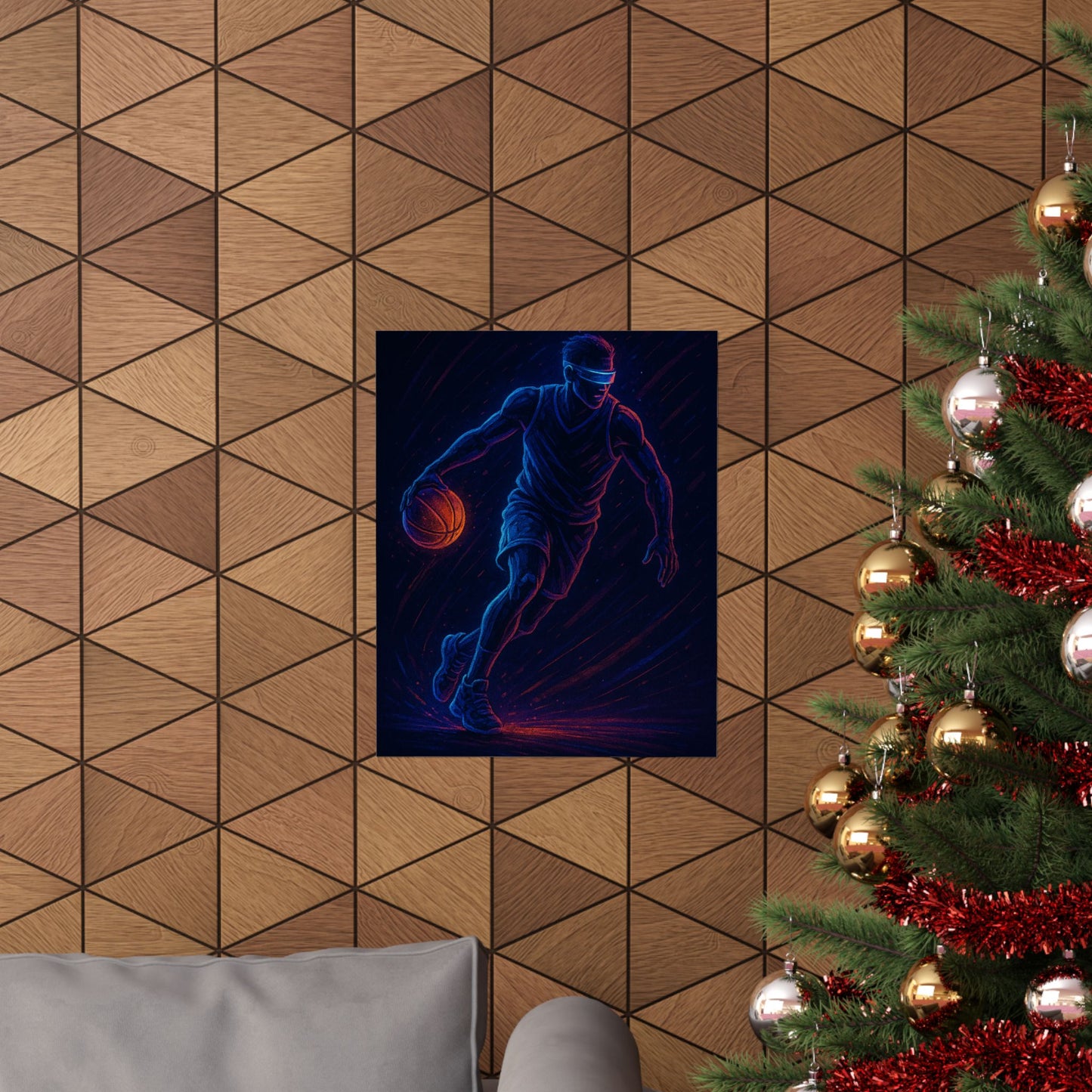 Basketball Gamer Poster – The Court Reimagined
