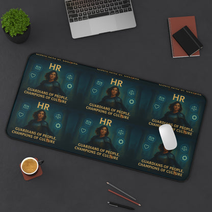 Empowering Desk Mat - Guardians of People, Champions of Culture | Office Gift, Home Office Decor, Motivational Mat, HR,