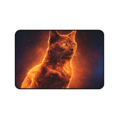Cosmic Cat Desk Mat - Stylish Gaming & Office Accessory