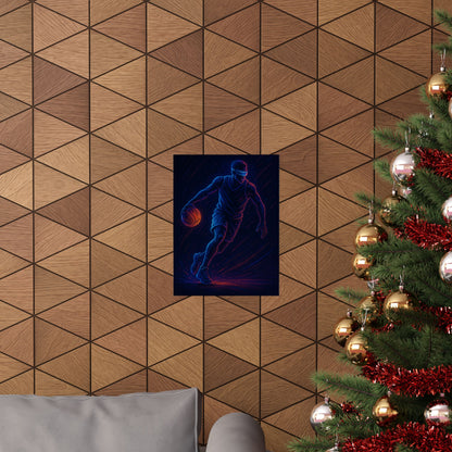 Basketball Gamer Poster – The Court Reimagined