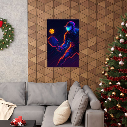 Pickleball Gamer Poster – Glow Mode: Activated
