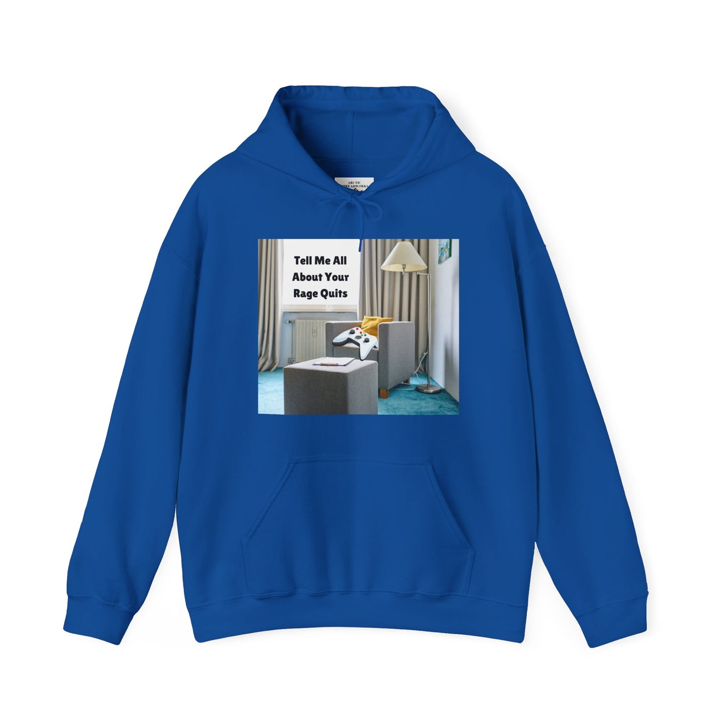 🎮 "Tell Me All About Your Rage Quits" Hoodie – For True Gamers Only!
