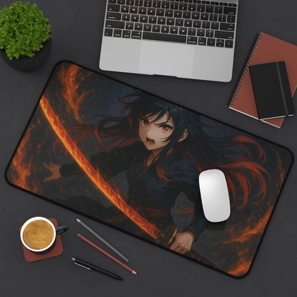 Anime Desk Mat for Gamers, Jujutsu Decor, Gaming Mousepad, Stylish Office Accessories, Perfect Gift for Nerds, Fantasy Theme