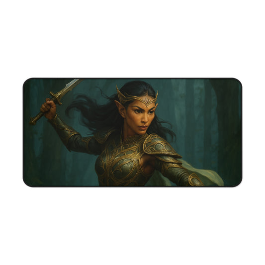 "Queen of the Mistblade" – Premium Fantasy Mouse Pad