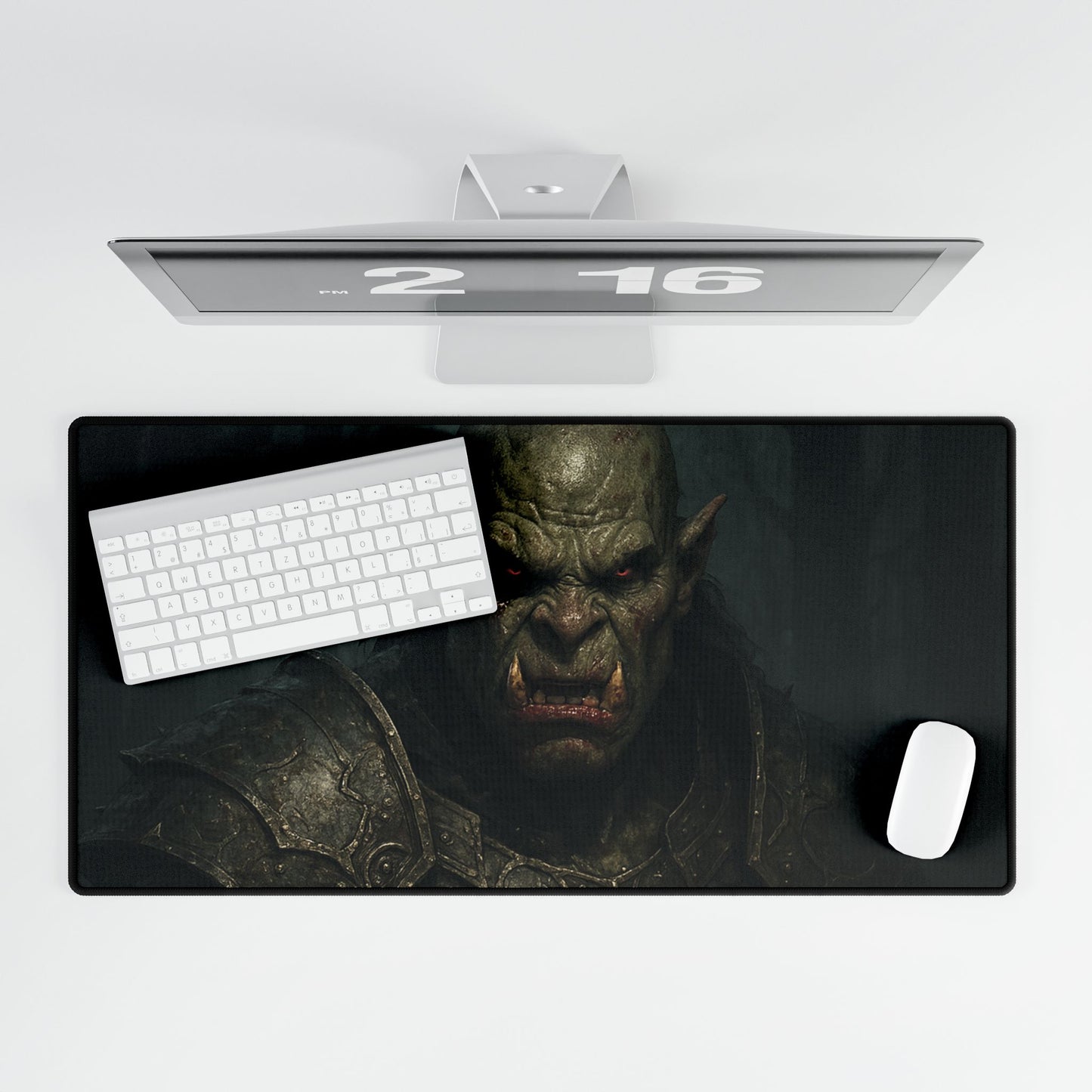 🖱️ "Wrath of the Ironhammer" – Fantasy Gaming Mouse Pad
