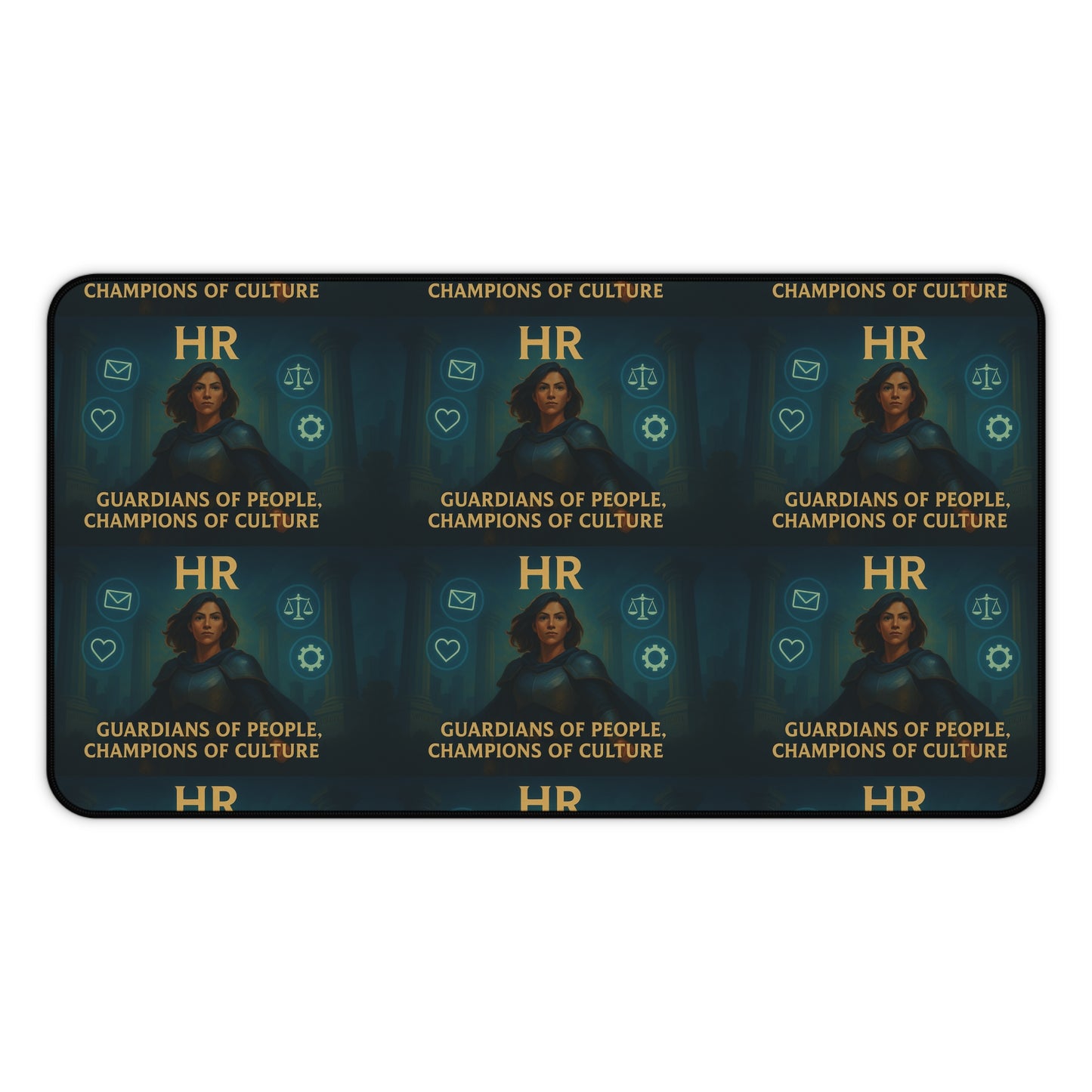 Empowering Desk Mat - Guardians of People, Champions of Culture | Office Gift, Home Office Decor, Motivational Mat, HR,