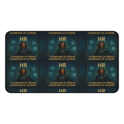 Empowering Desk Mat - Guardians of People, Champions of Culture | Office Gift, Home Office Decor, Motivational Mat, HR,