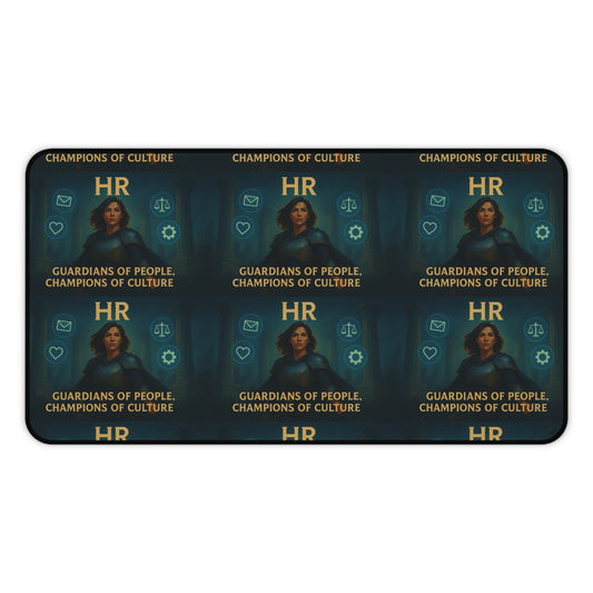 Empowering Desk Mat - Guardians of People, Champions of Culture | Office Gift, Home Office Decor, Motivational Mat, HR,