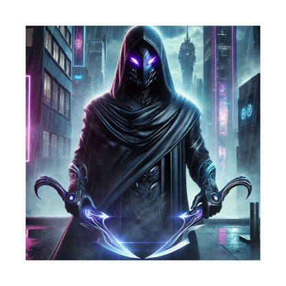 Wraith Cyberpunk Art Poster – Ignite Your Walls with Futuristic Energy
