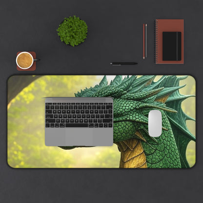 Fantasy Dragon Desk Mat - Gaming Office Decor, Unique Gift for Creatives, Home Office Accessories, Perfect for Student or Gamer, Table