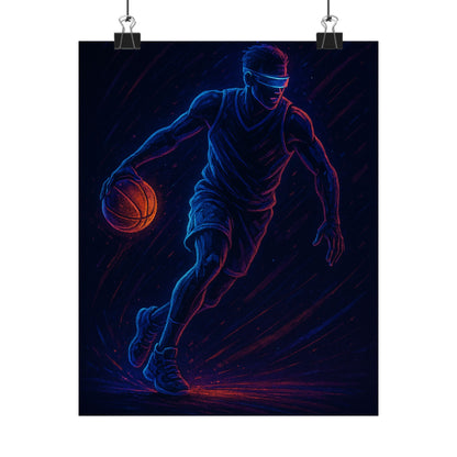 Basketball Gamer Poster – The Court Reimagined