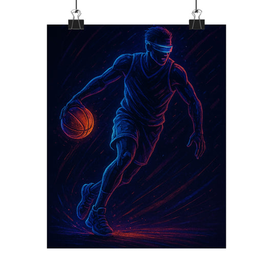 Basketball Gamer Poster – The Court Reimagined