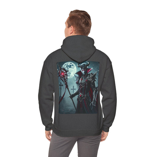 Fantasy Unisex Hooded Sweatshirt - Dark Sorcerer Design