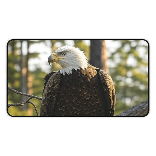Desk Mat - Eagle Nature-Inspired Workspace Decor for Wildlife Lovers