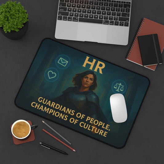 Empowering Desk Mat - Guardians of People, Champions of Culture | Office Gift, Home Office Decor, Motivational Mat, HR,